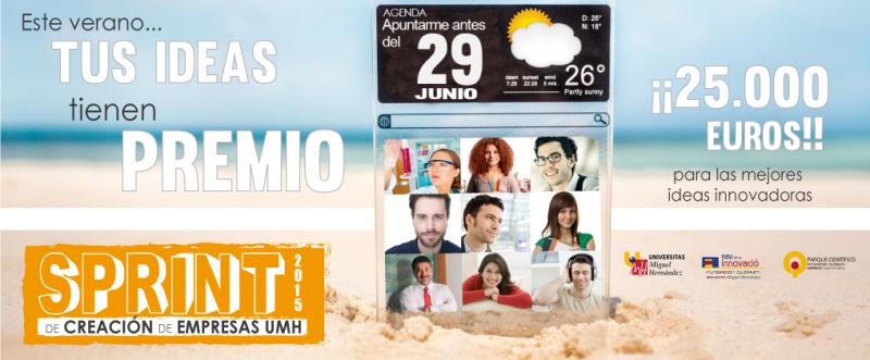 Ya puedes inscribirte al 3er Sprint de Creación de Empresas de la UMH