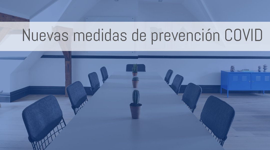 Medidas de prevención COVID oficinas